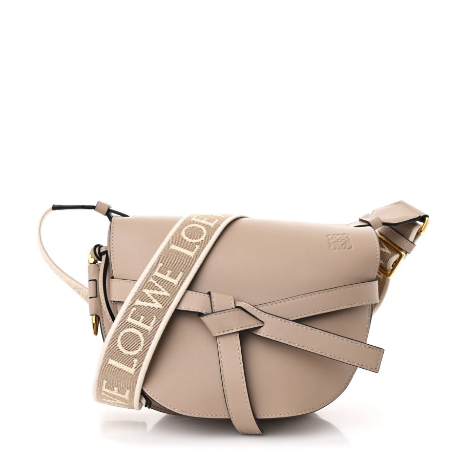 Loewe Calfskin Jacquard Mini Gate Dual Bag