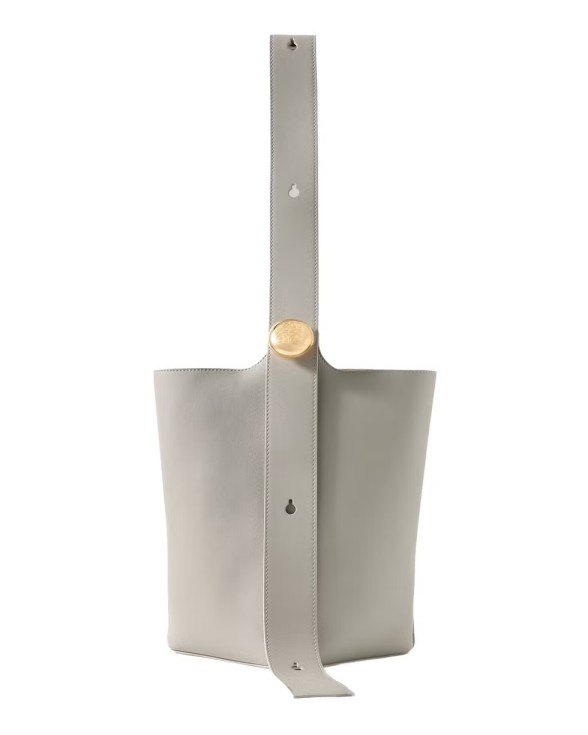 牛皮革 Pebble Bucket 水桶手