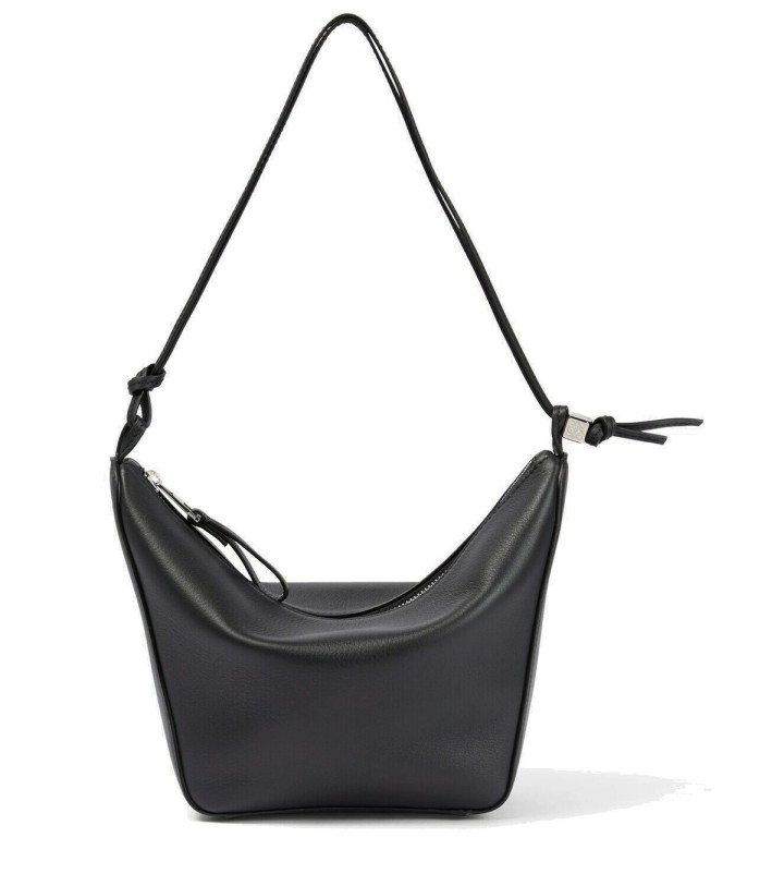 Mini Leather Hammock Shoulder Bag