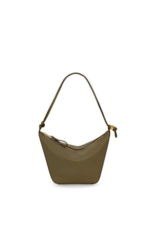 Mini Leather Hammock Shoulder Bag