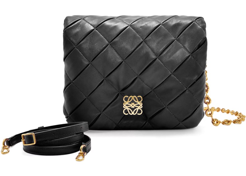 编织Goya Anagram Crossbody Bag