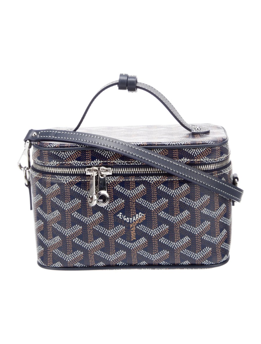 Goyardine Muse Mini Vanity Case Black