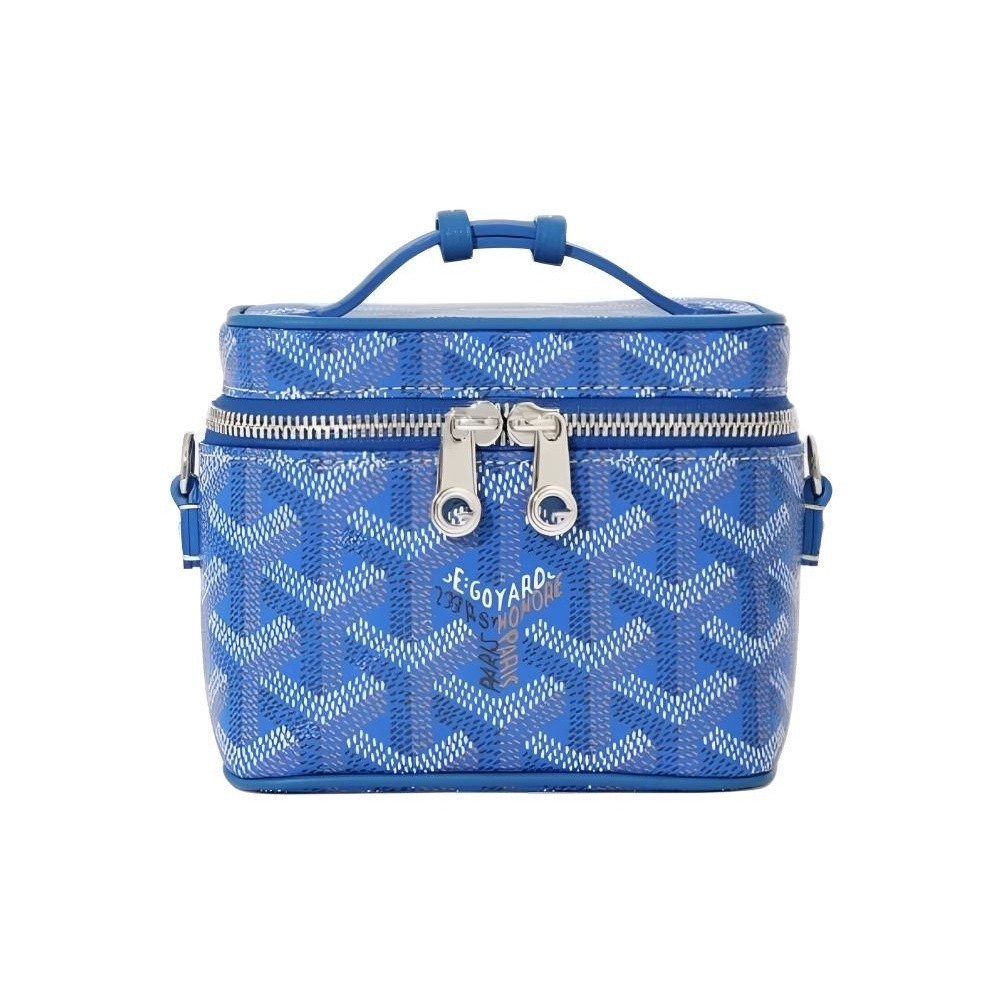 Goyardine Muse Mini Vanity Case Black