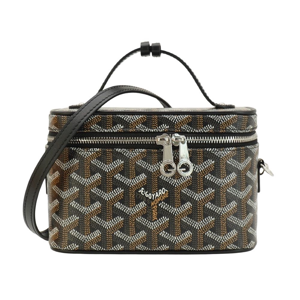 Goyardine Muse Mini Vanity Case Black