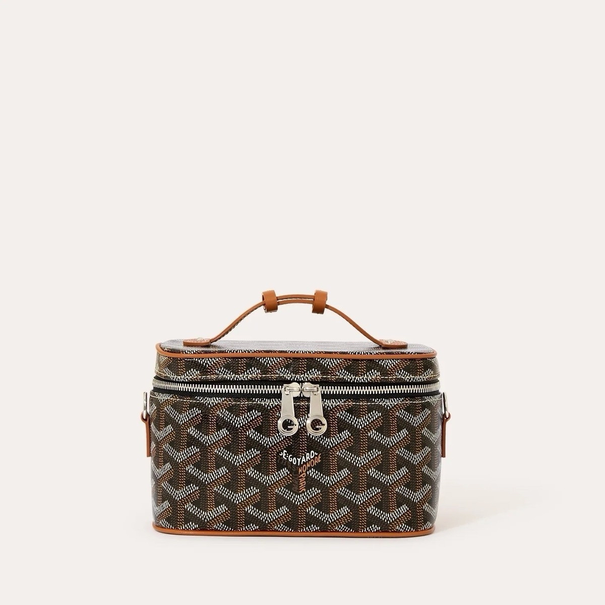 Goyardine Muse Mini Vanity Case Black