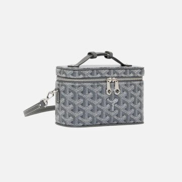 Goyardine Muse Mini Vanity Case Black