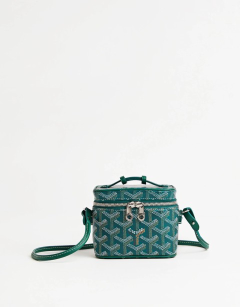Goyardine Muse Mini Vanity Case Black