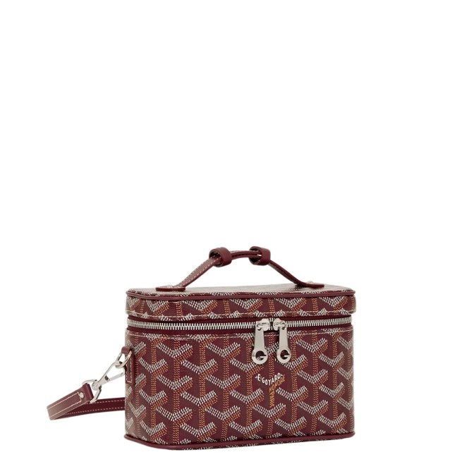 Goyardine Muse Mini Vanity Case Black