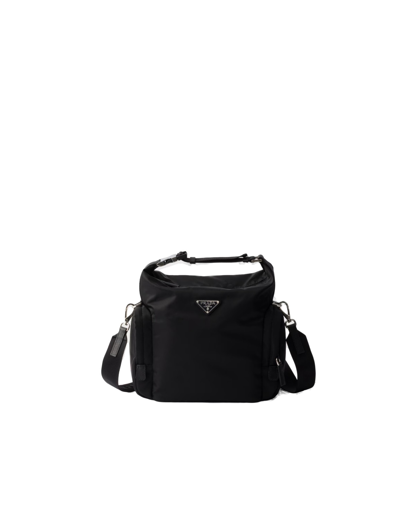 2VH212 Re-Nylon And Saffiano Leather Shoulder Bag