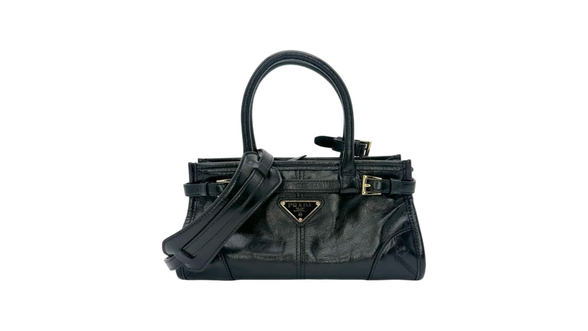 1BA486 Bonnie Suede Mini Handbag