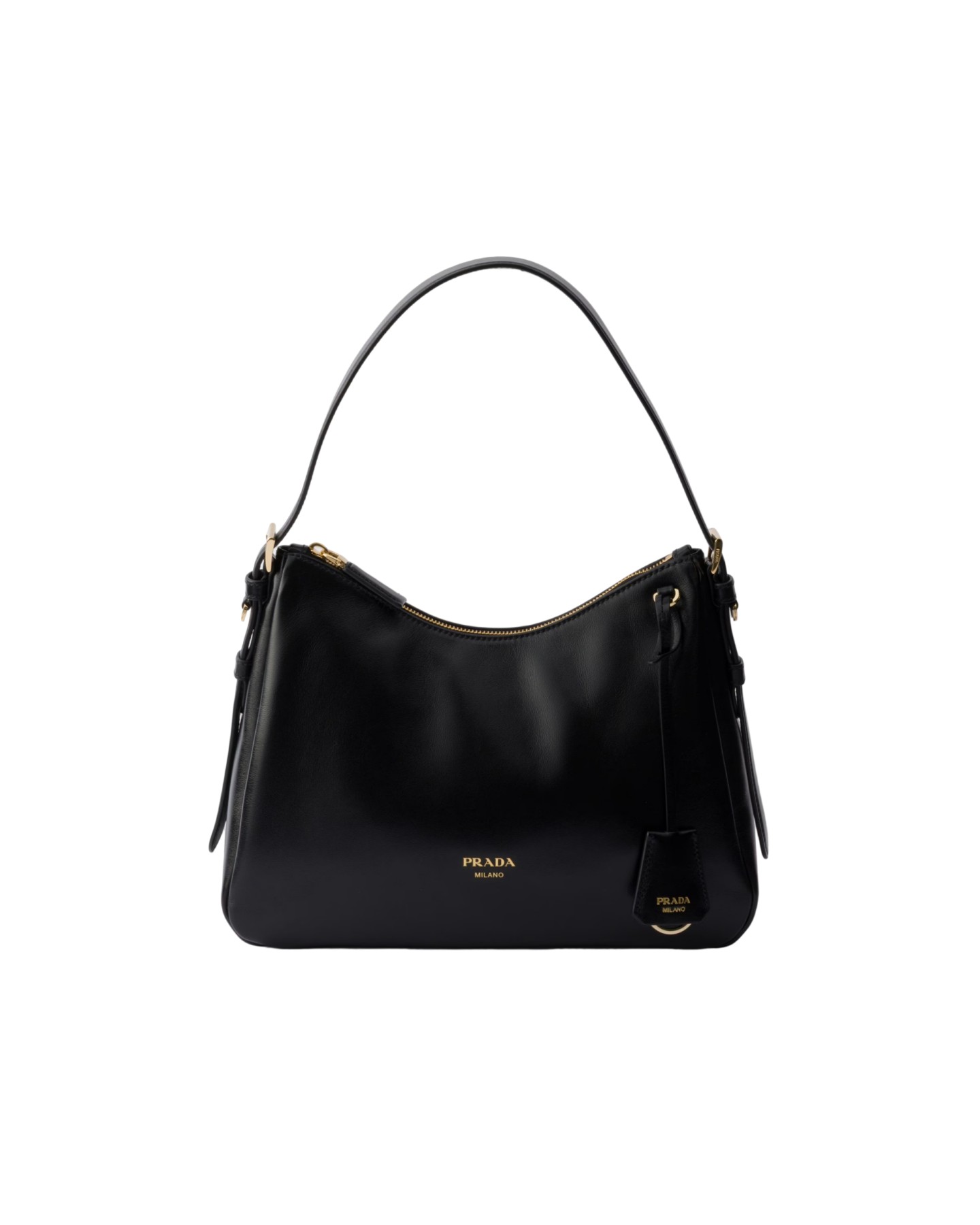 1BC301 Prada Aimée中号皮革单肩包