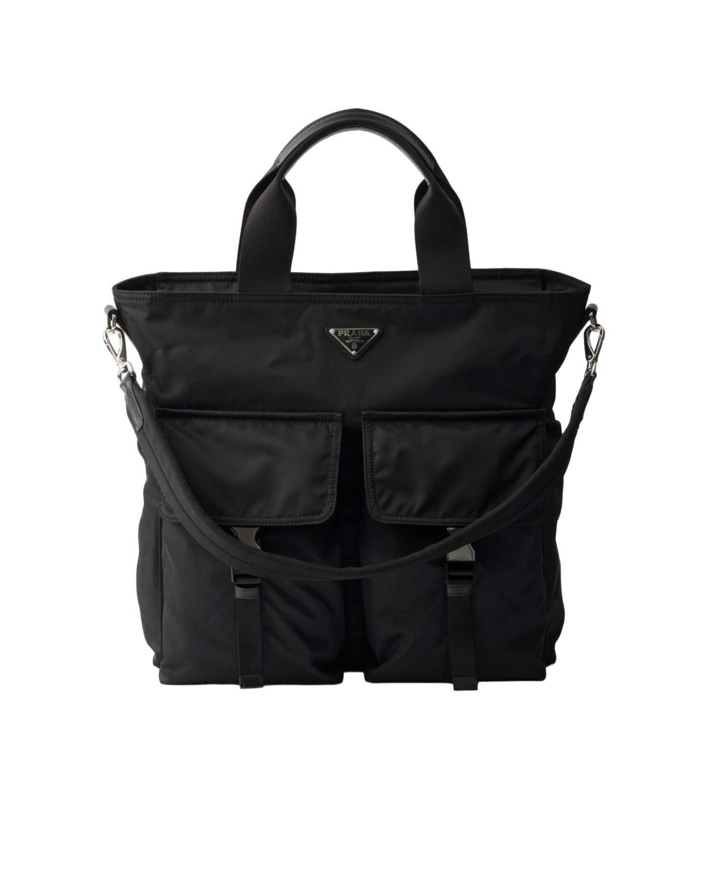 2VG138 Prada Explore 再生尼龙与皮革托特包