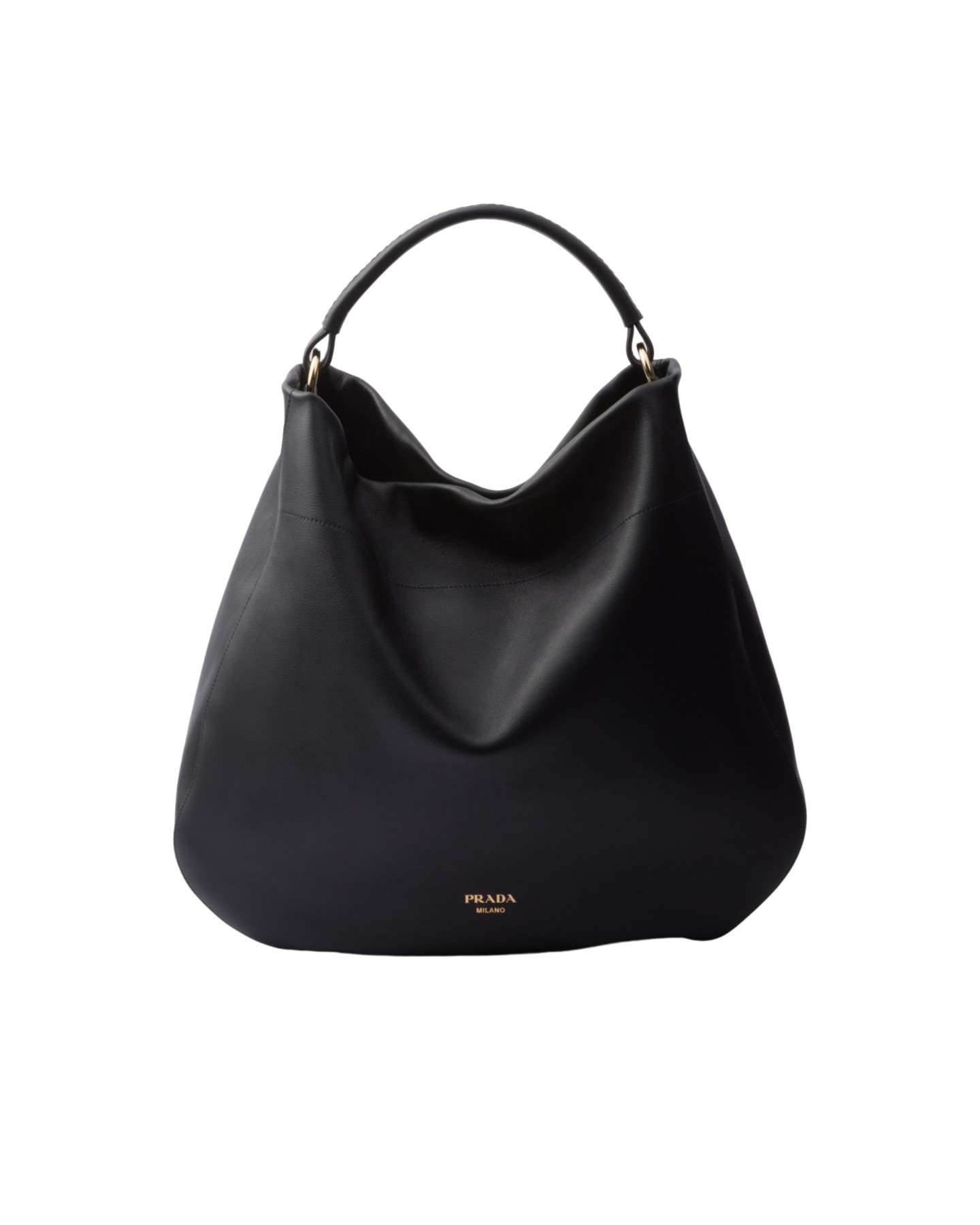 1BC219 Large Leather Shoulder Bag