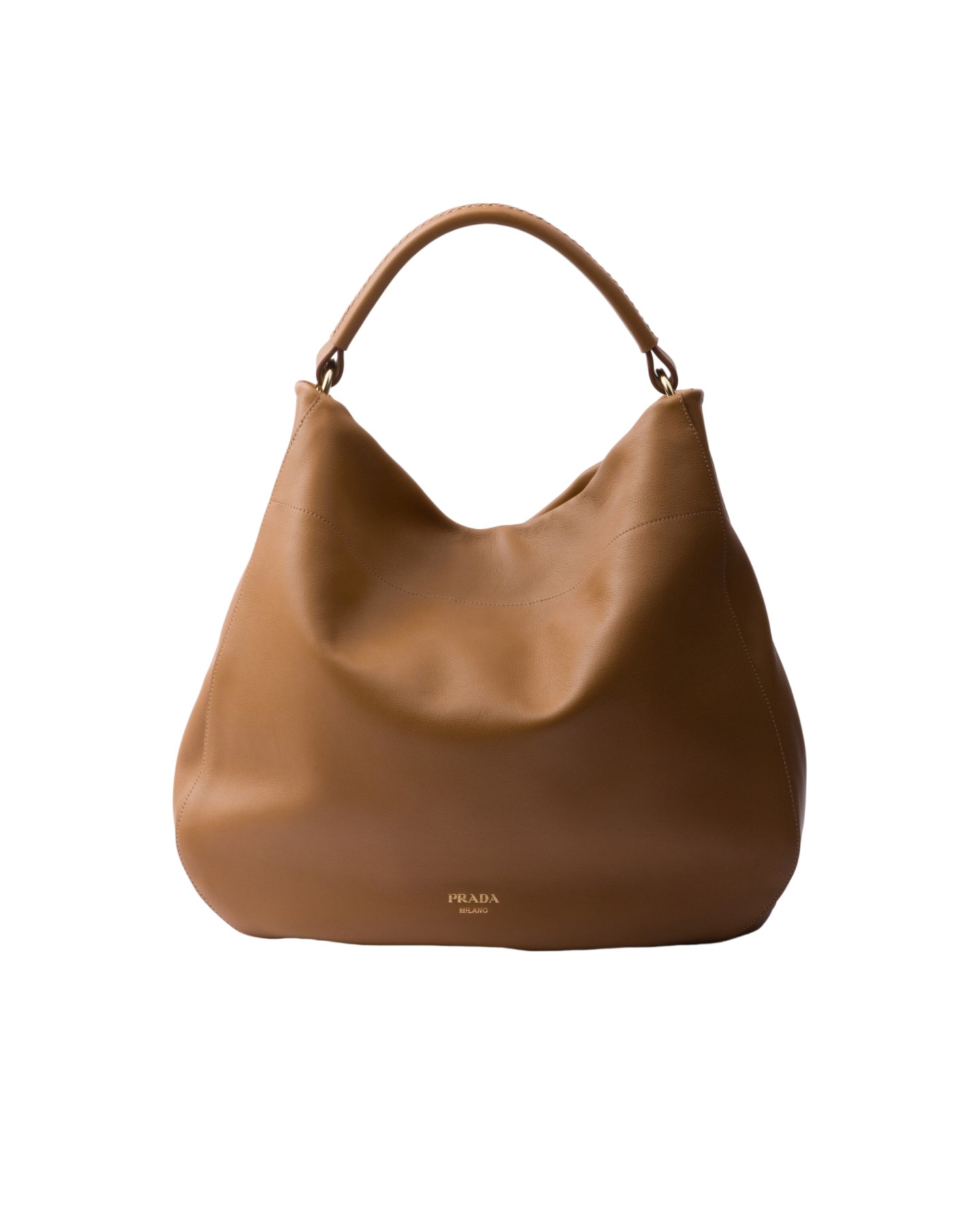 1BC219 Large Leather Shoulder Bag