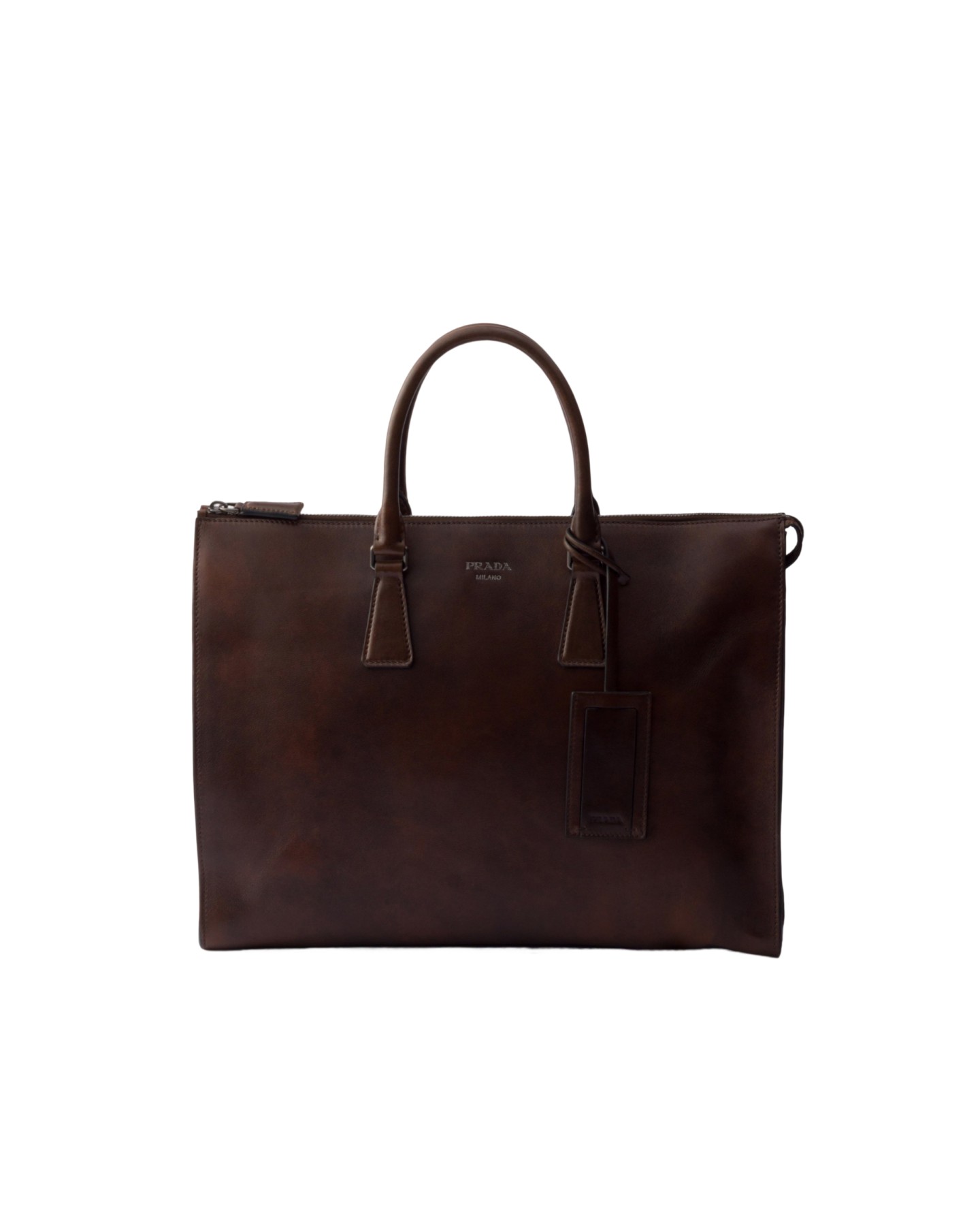 2VE039 Leather Work Bag平纹