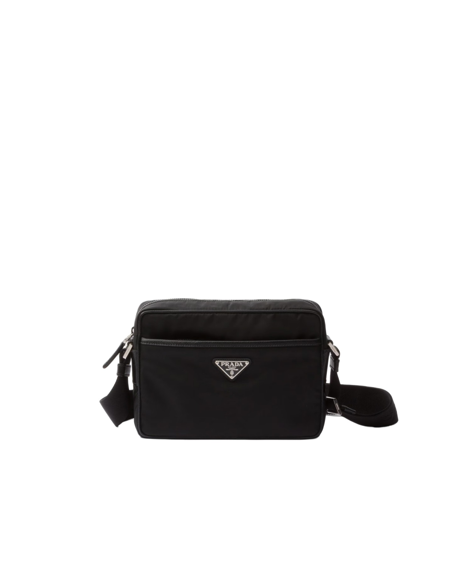 2VH048 Re-Nylon And Saffiano Shoulder Bag