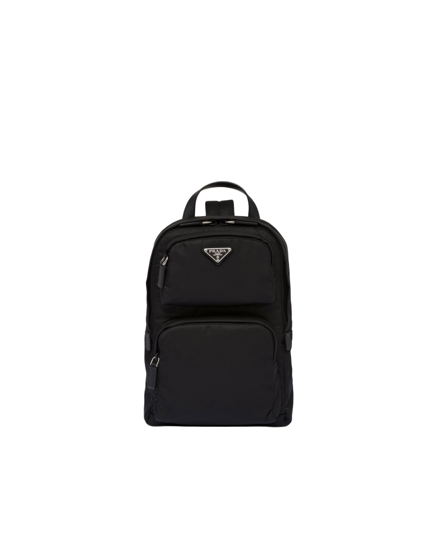 2VZ105 Re-Nylon and Saffiano Leather Backpack