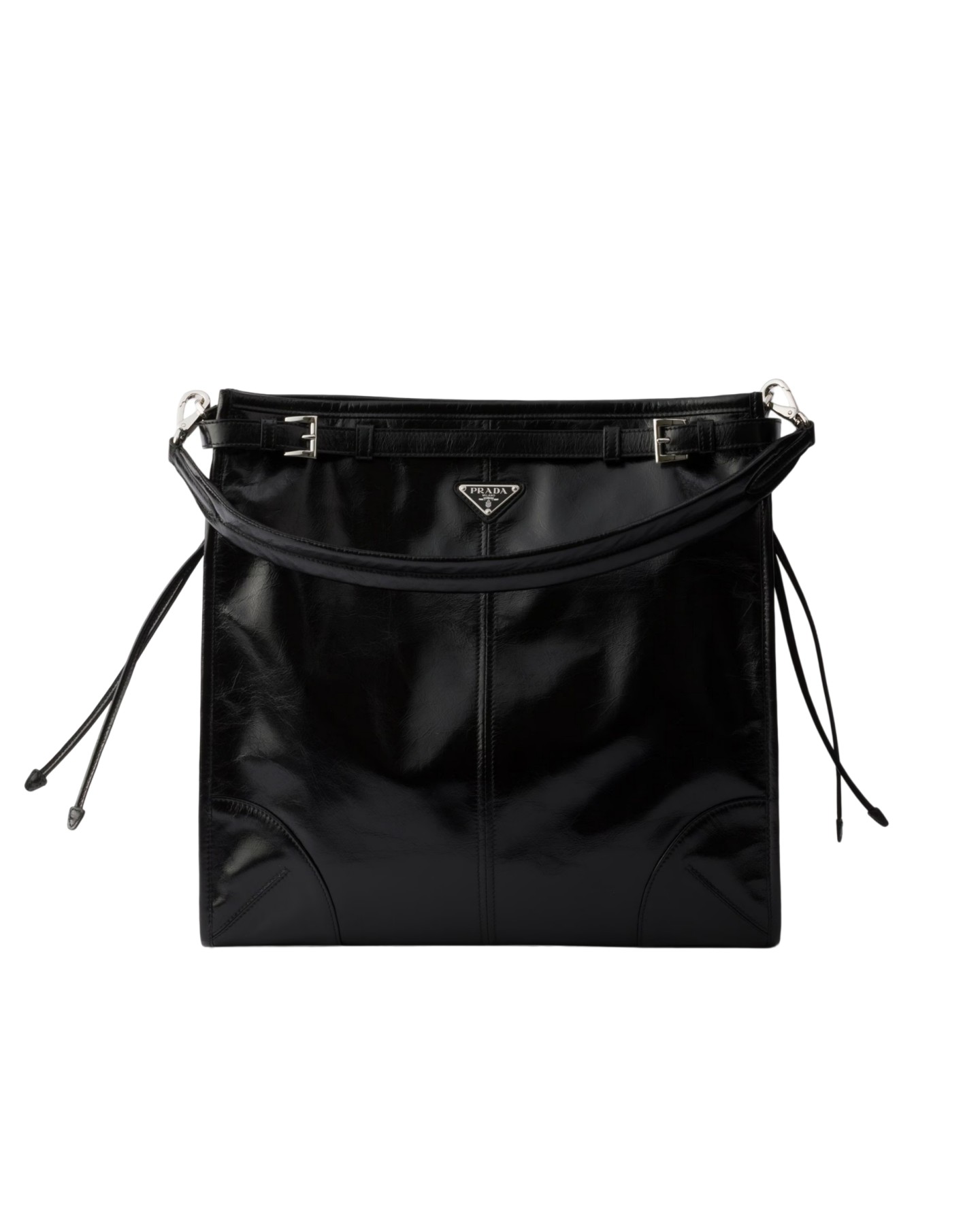 2VH215 Prada Bonnie 皮革单肩包