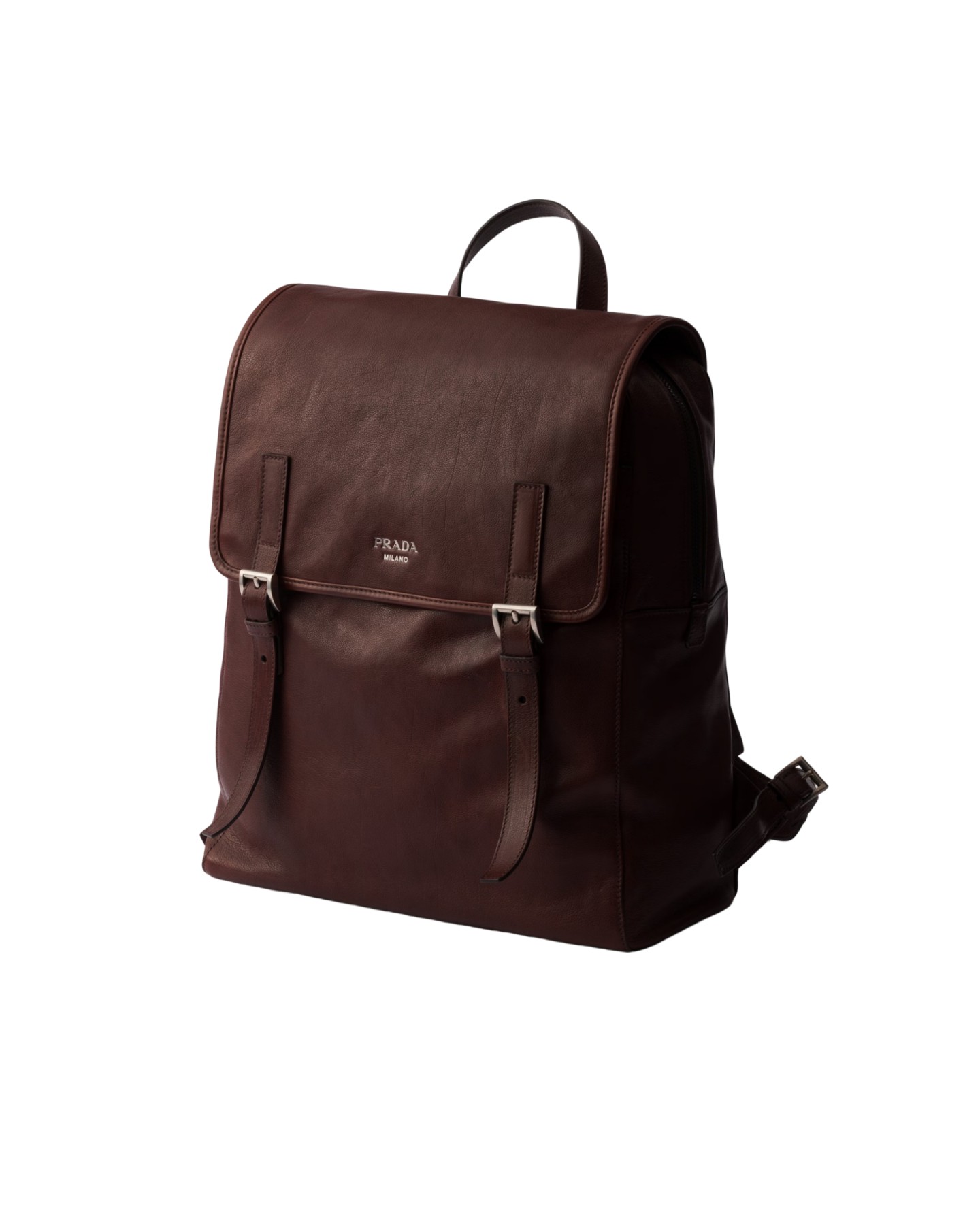 2VZ119 Cocoa Brown Leather Backpack