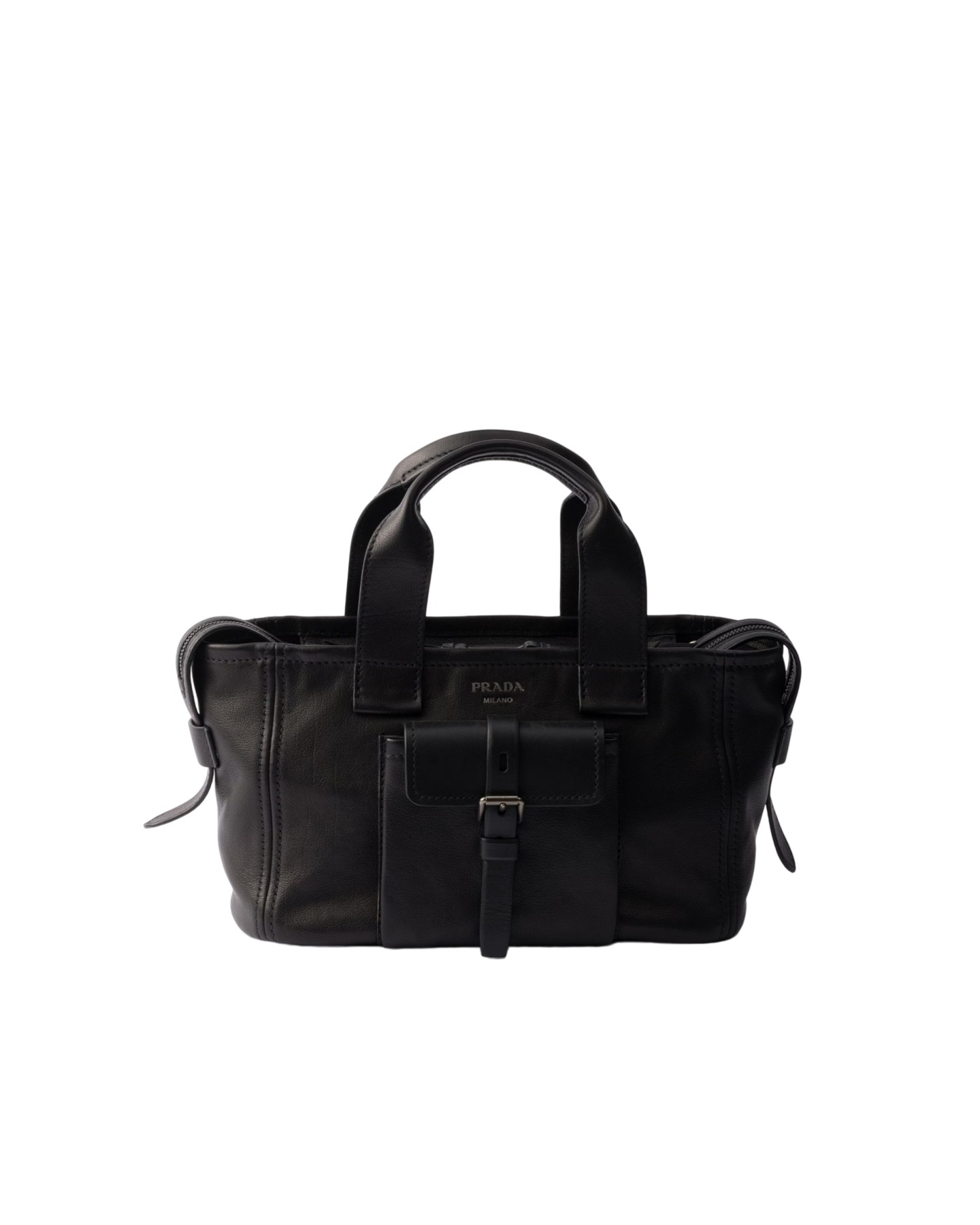 1BG660 Prada Route 中号皮革手提包