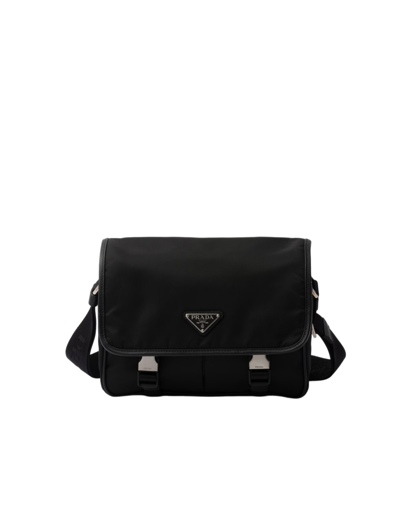 2VD769 Re-Nylon And Saffiano Leather Shoulder Bag中号