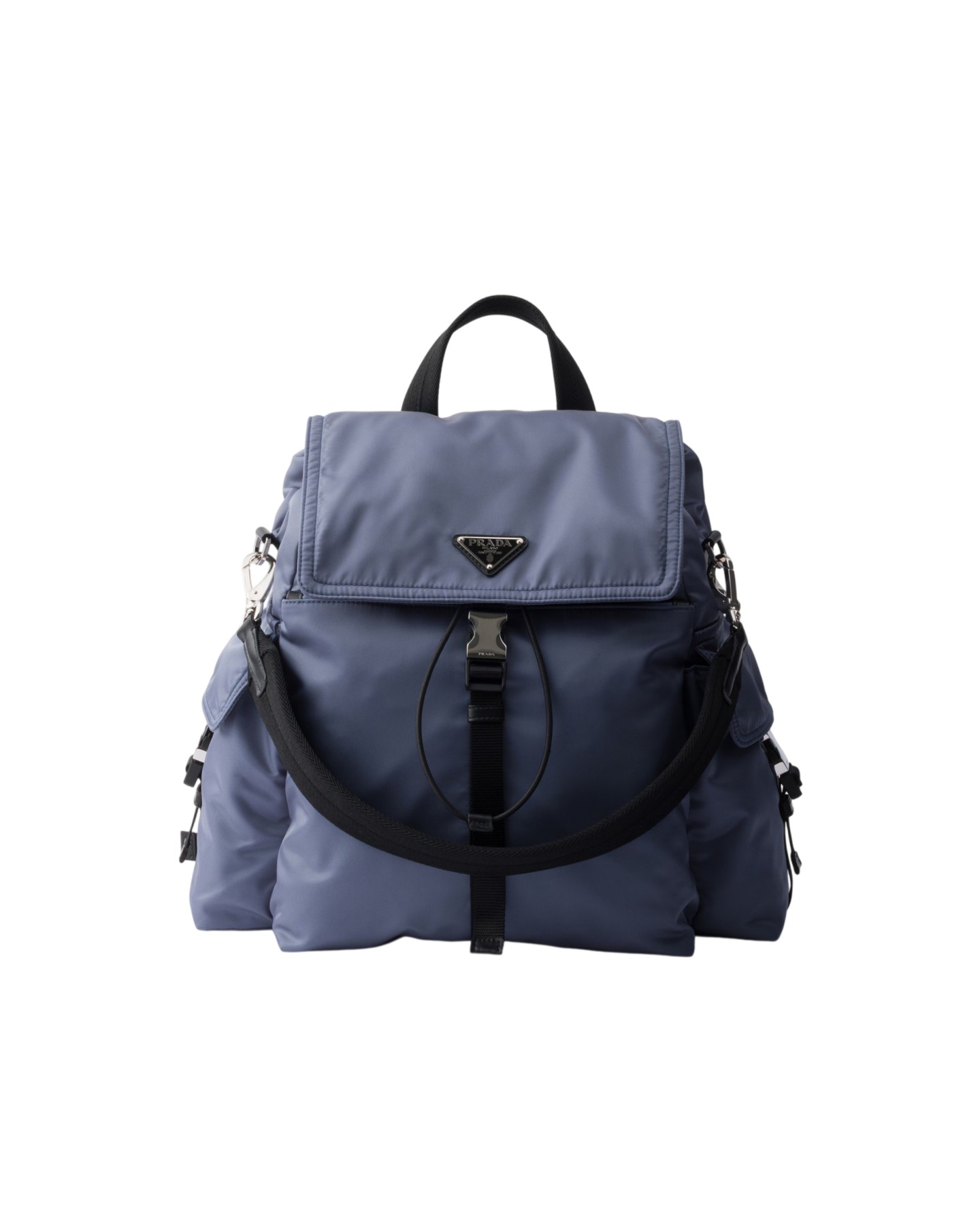 2VZ118 Explore Re-Nylon And Leather Backpack