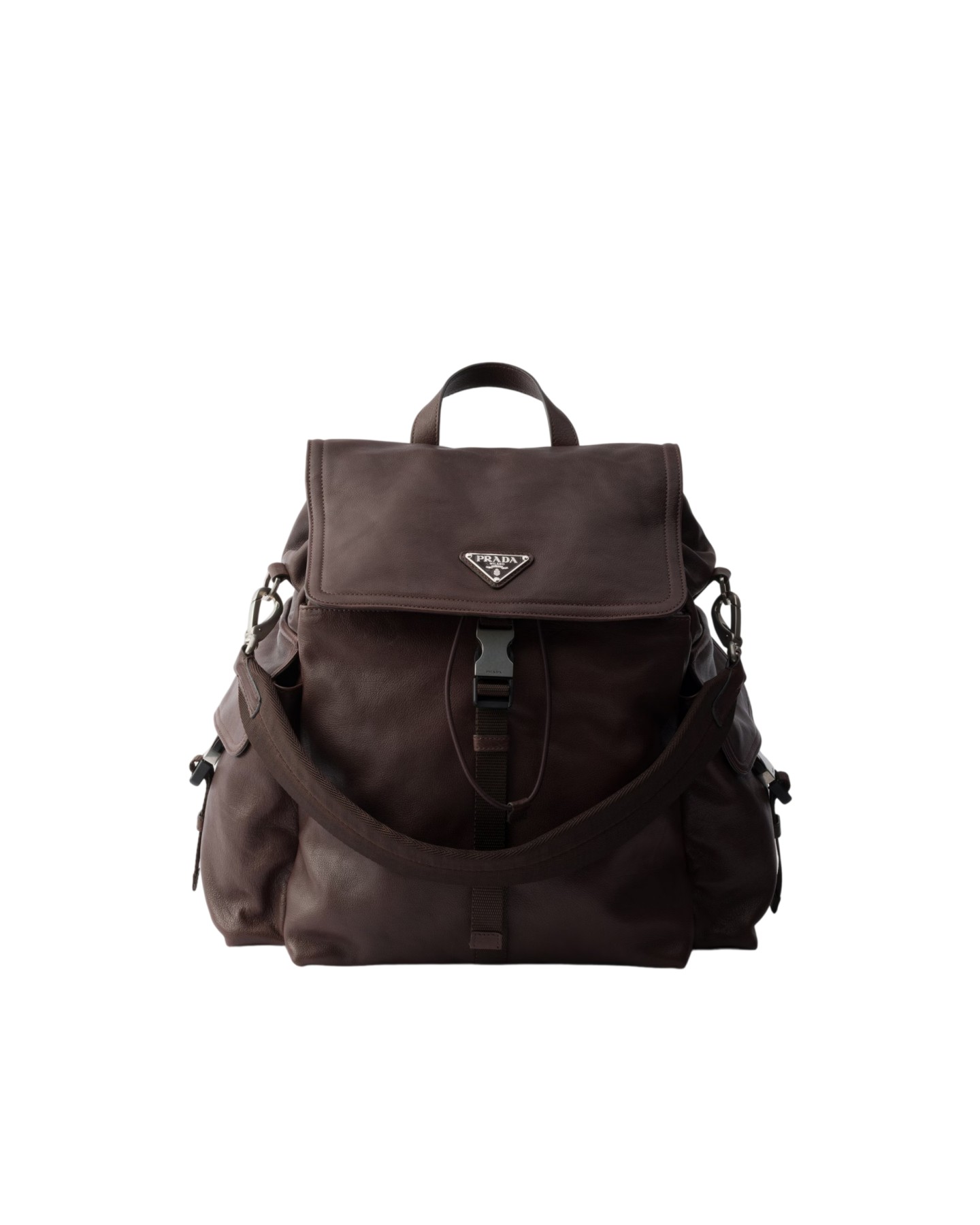 2VZ118 Explore Leather Backpack
